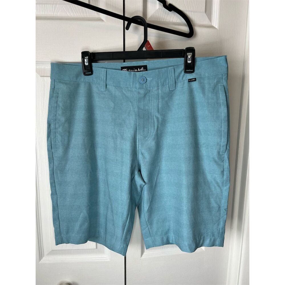 Travis Mathew Men's  Chino Golf Shorts Blue Size 34 Casual